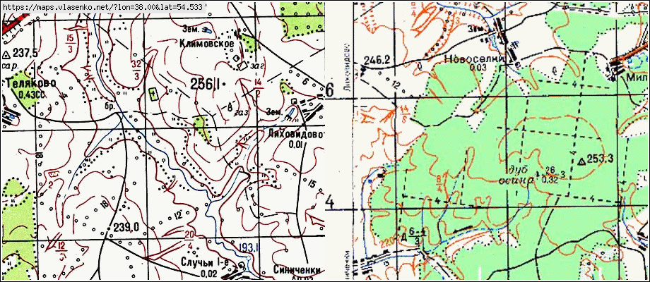 Карта ясногорский район