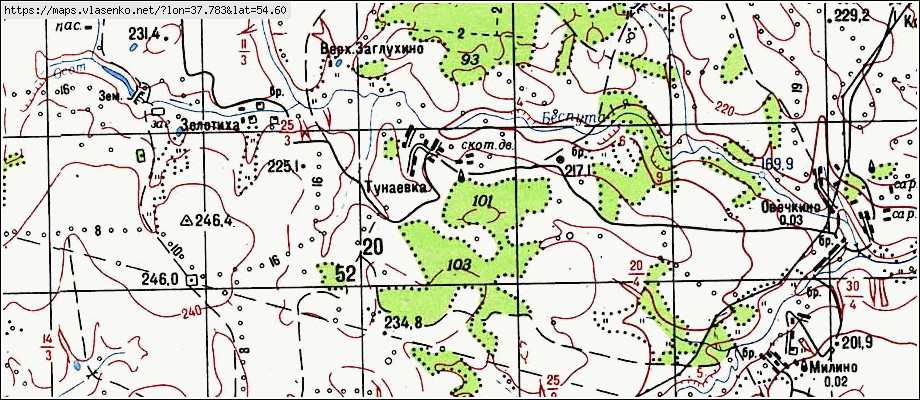 Карта ясногорского района