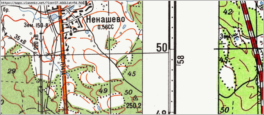 Карта ненашево тульская область