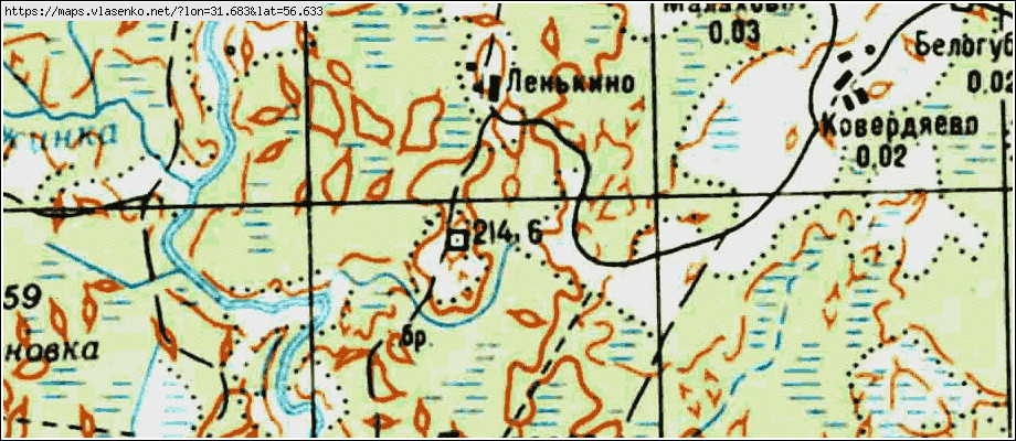 Карта андреапольского района