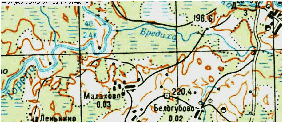 Карта андреапольского района