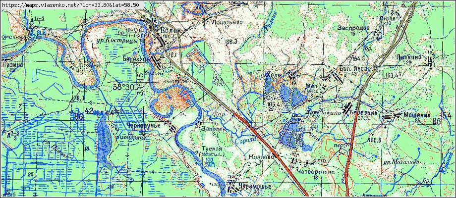 Карта бологовского района тверской области