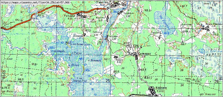 Карта бологовского района тверской области подробная