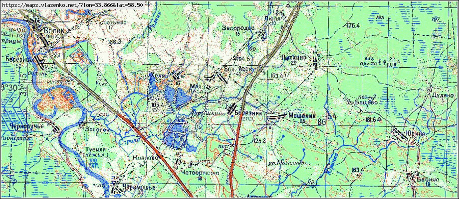 Карта бологовского района тверской области