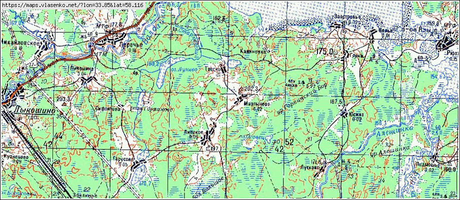 Бологовский район карта