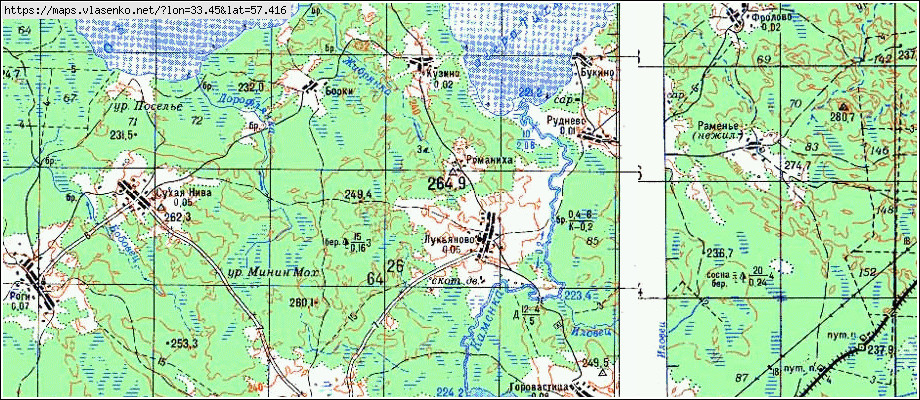 Карта фировского района тверской области