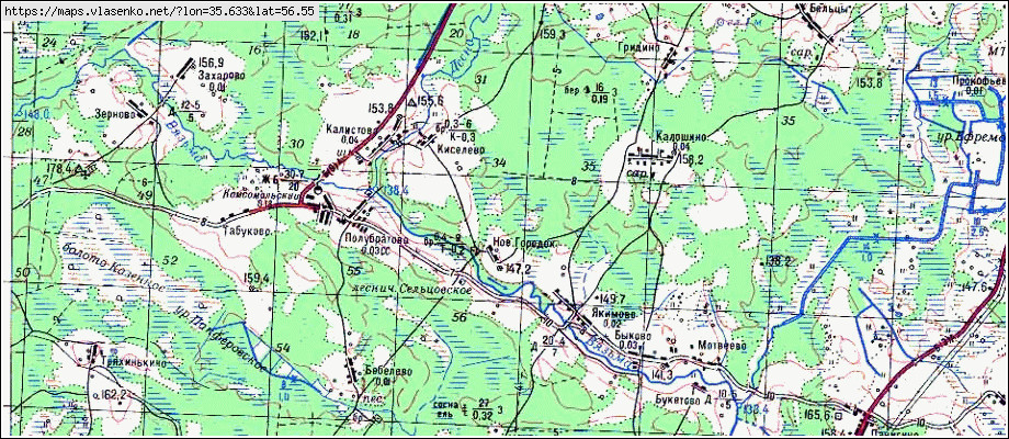 Карта осадков белый городок тверская область