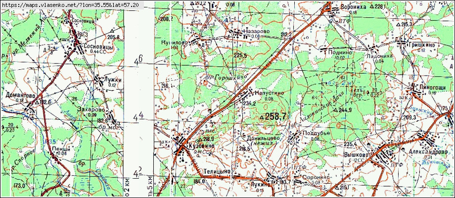 Карта тверской области лихославльского района тверской области