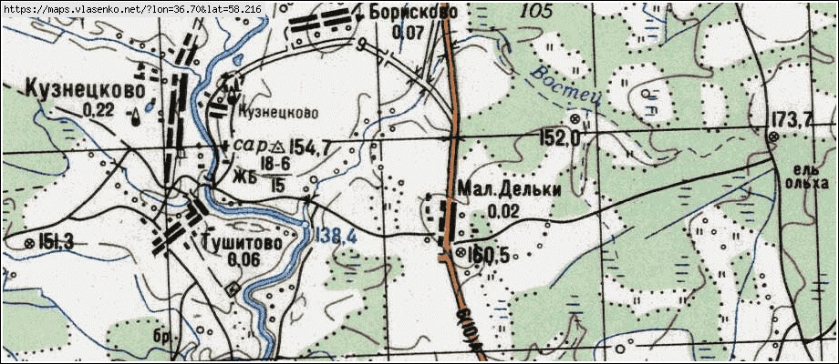 Карта тверская область молоковский район