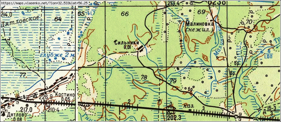 Карта нелидовского района