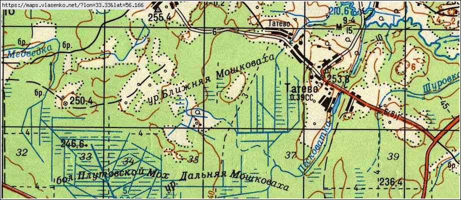 Белевский район карта