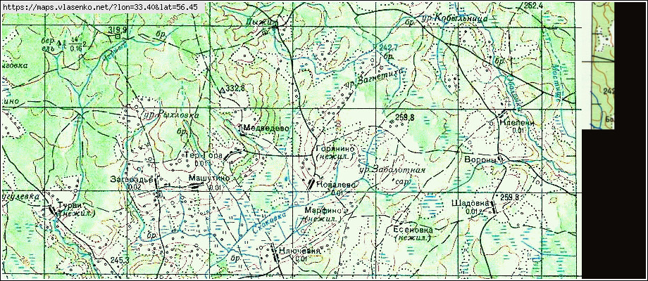 Карта района оленинского района тверской области