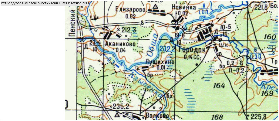 Карта района оленинского района тверской области