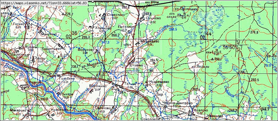 Карта района оленинского района тверской области