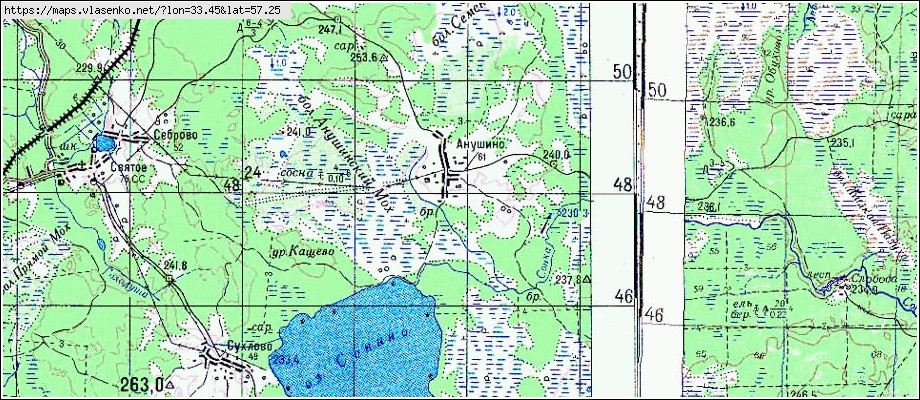 Карта района осташковского района тверской области