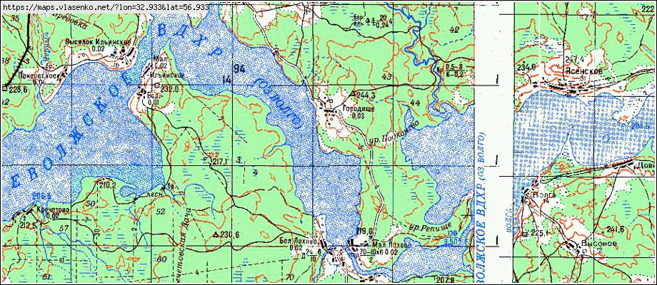 Кадастровая карта осташковский район