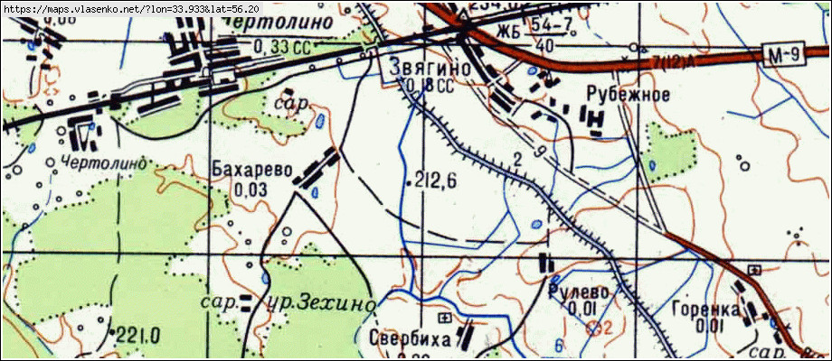 Карта ржевского района тверской области 1942 года