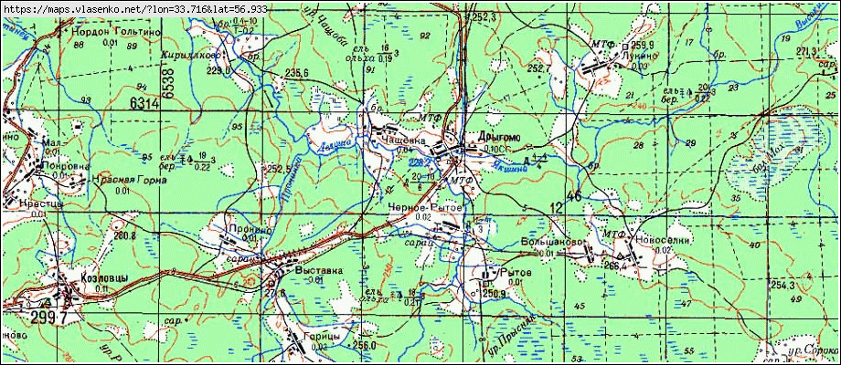 Карта селижарово тверской области