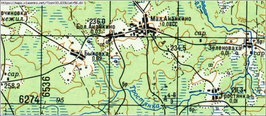 Спутниковая карта селижаровского района