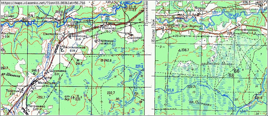 Спутниковая карта селижаровского района