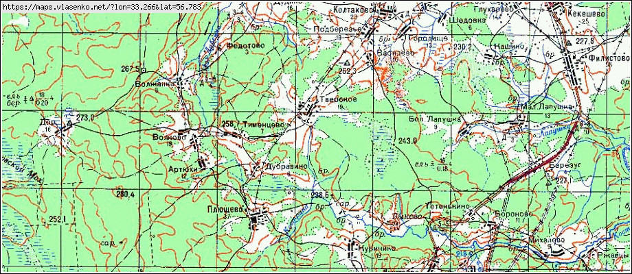 Бельского района карта