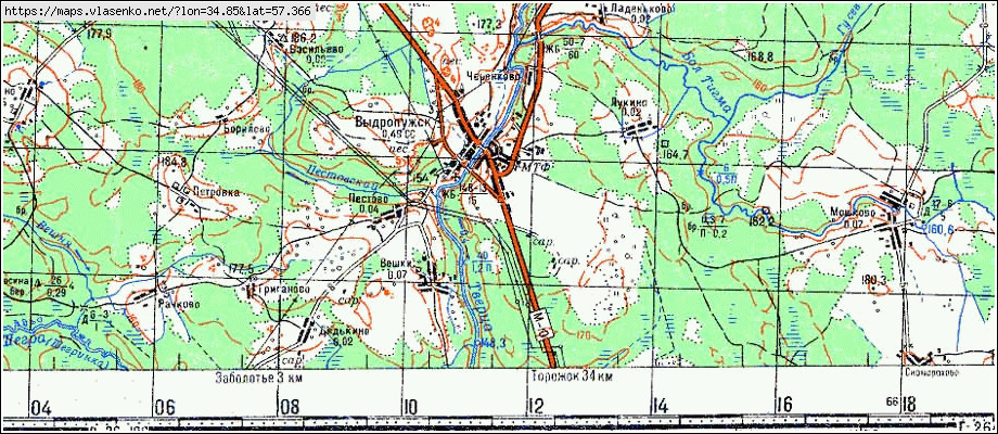 Карта тверской области спировского района