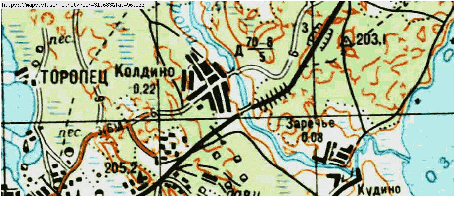 Карта торопецкий район тверской области