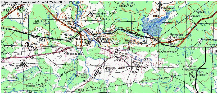 Карта торжокского района тверской области