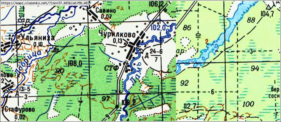 Карта весьегонского района тверской области со спутника