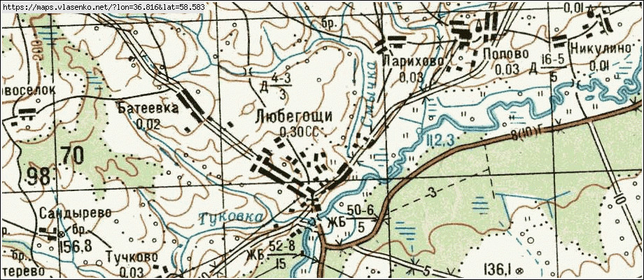 Карта весьегонского района тверской области со спутника