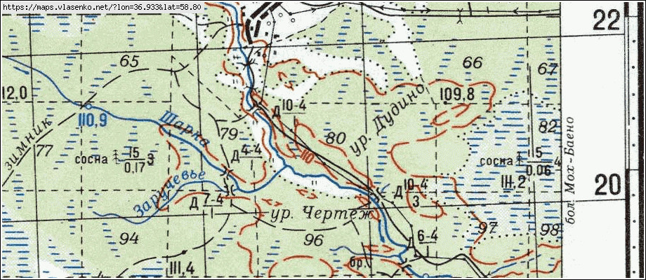 Весьегонский район карта