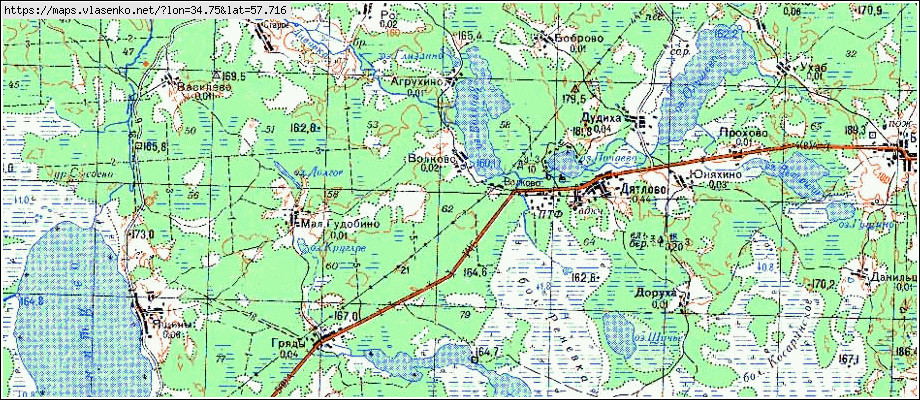 Публичная карта вышневолоцкого городского округа