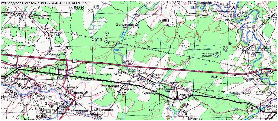 Карта зубцовского района тверской