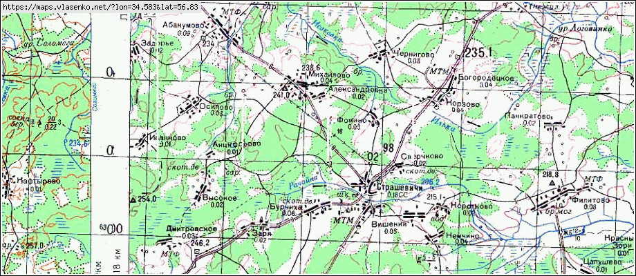 Карта торжокского района тверской области