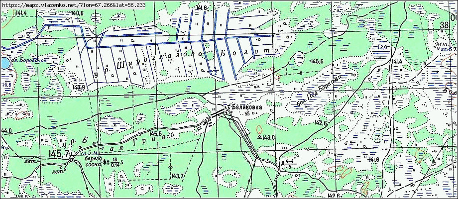 Карта омутинского района