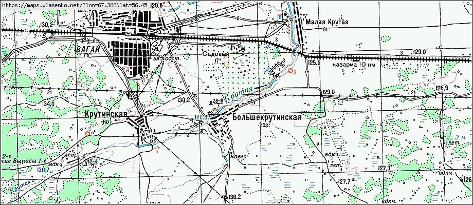 Карта села омутинского