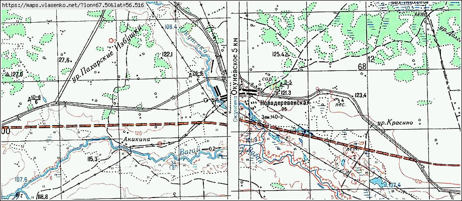 Карта с омутинское тюменской области