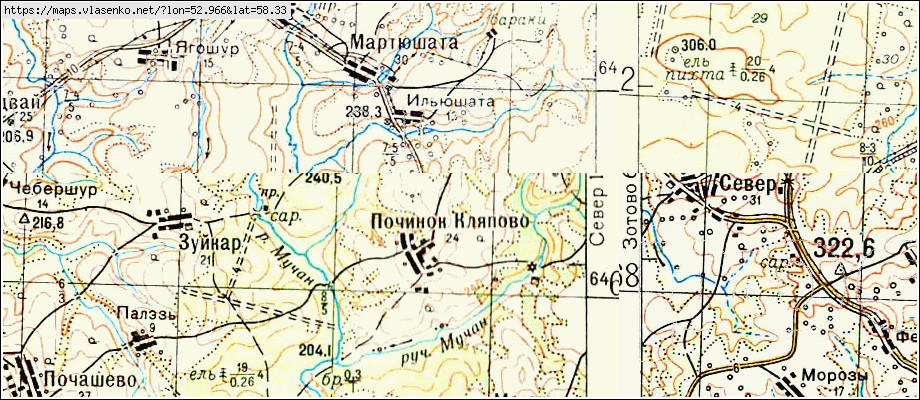 Карта балезинского района подробная с дорогами и деревнями