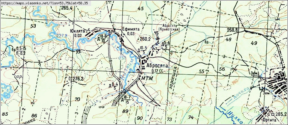 Полом кезский район карта