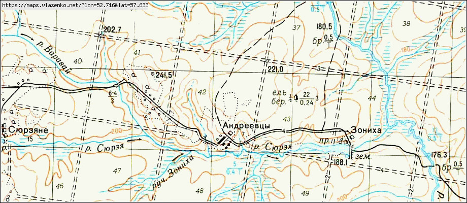 Карта села красногорского