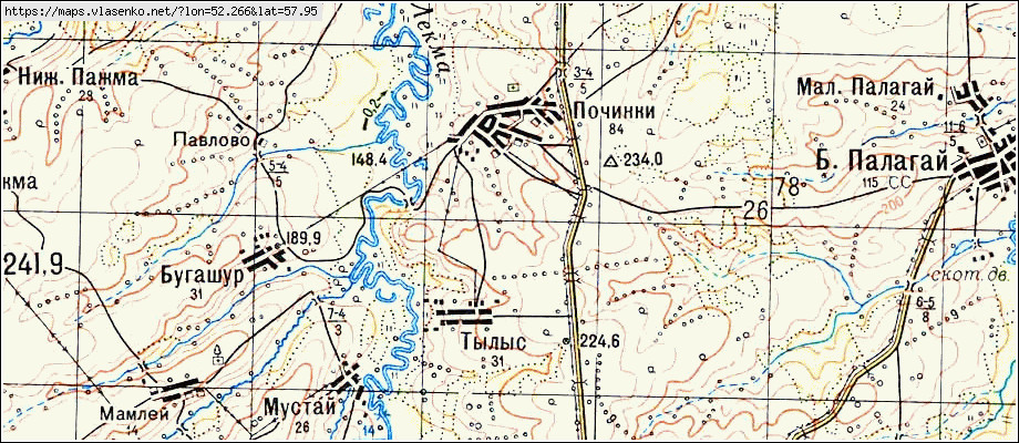 Юкаменский район карта