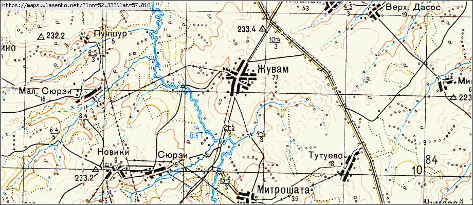 Карта юкаменского района удмуртии с деревнями и дорогами со спутника