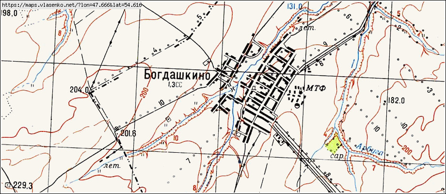 Богдашкино чердаклинский район карта