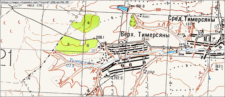 Карта новые тимерсяны