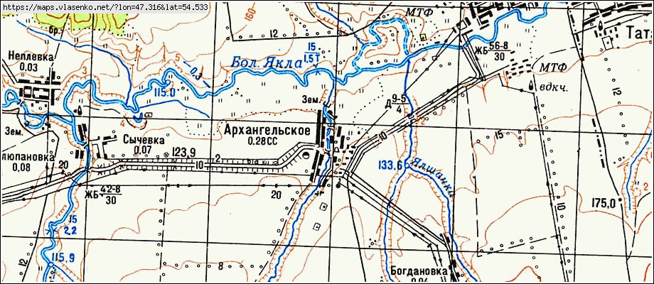 Карта осадков сурское ульяновская область