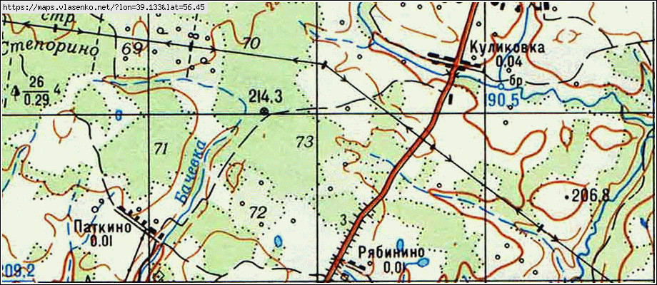 Карта рябинино чердынский район