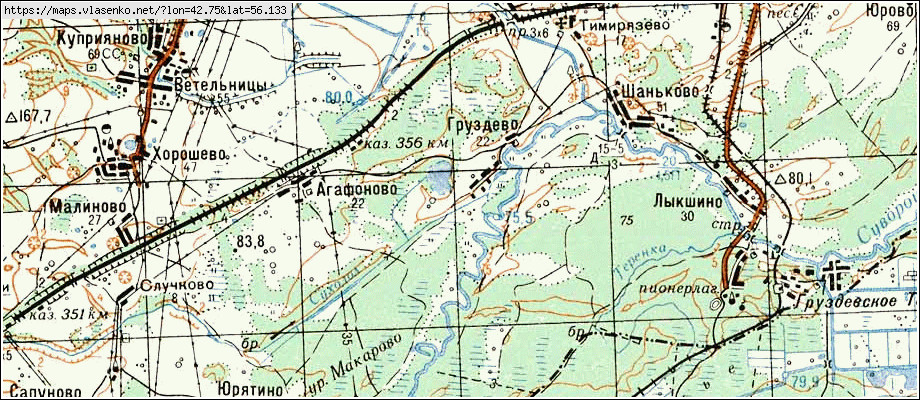 Гороховецкий район владимирская область карта