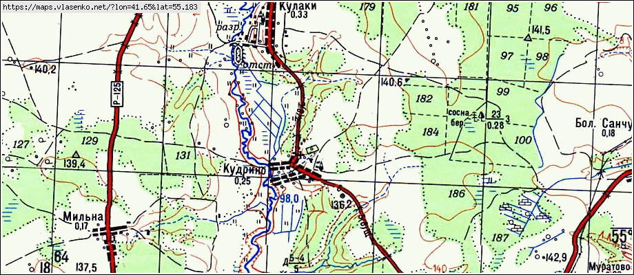 Кудрино вологодский район карта