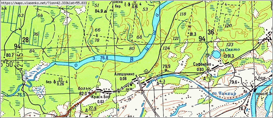 Глебовка муромский район карта