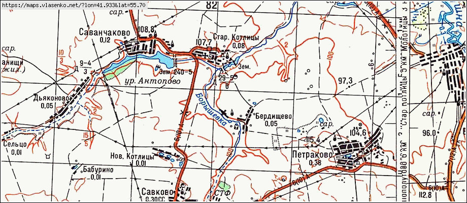 Карта муромский р н